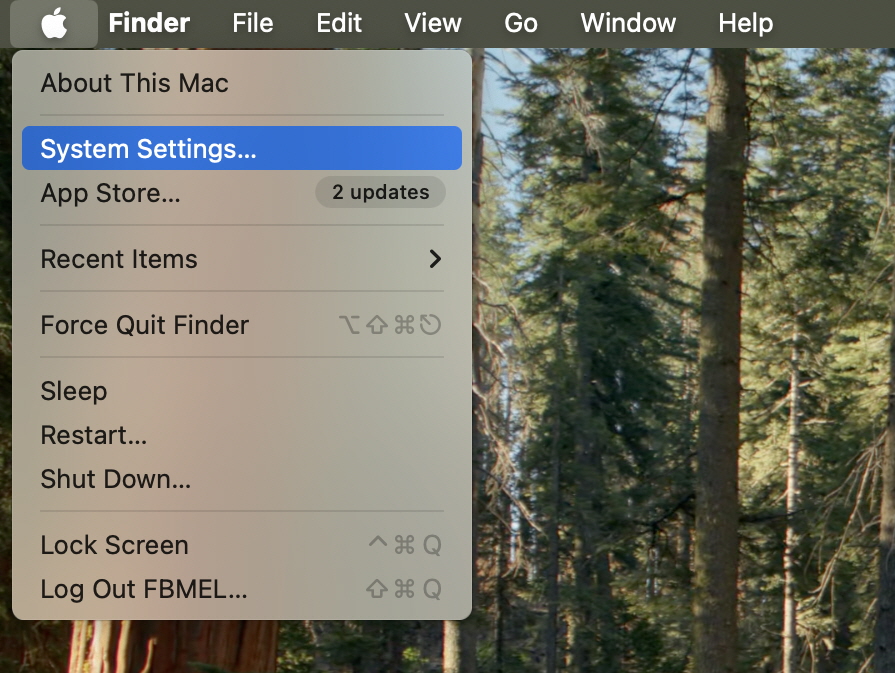 Add Printer Mac Step 1 - System Settings