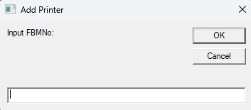 Add Printer Windows Step 3 - FBM Number