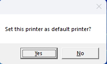 Add Printer Windows Step 5 - Defaults